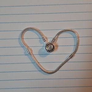 Pandora stamped bracelet for Pandora charms 925
